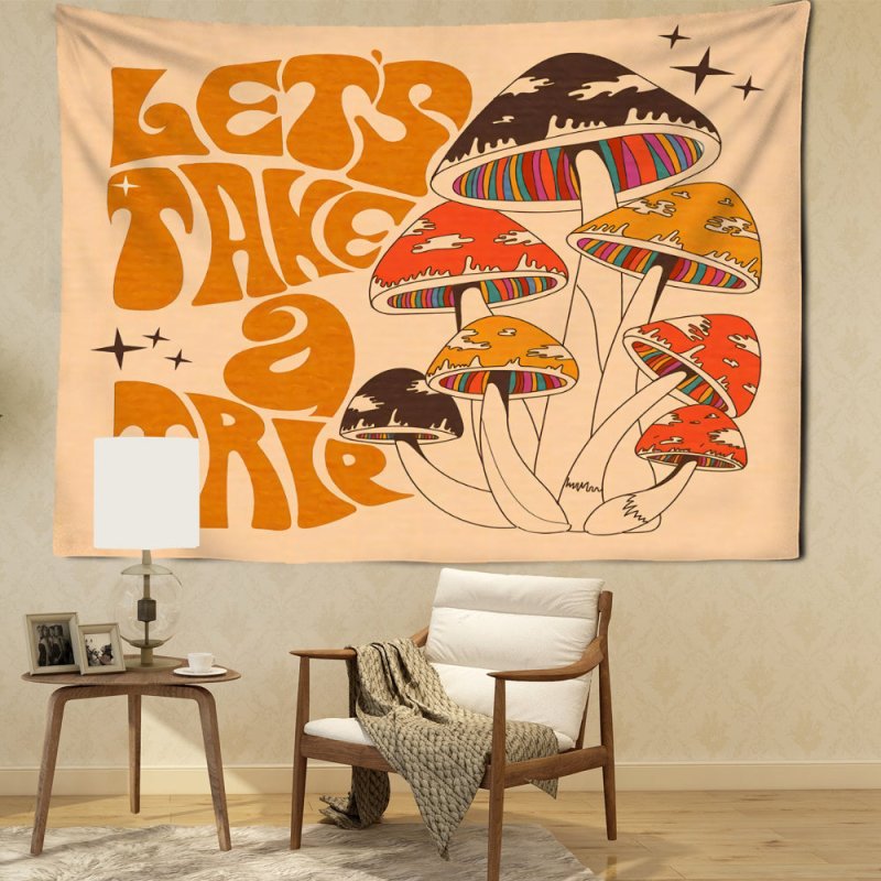 Dream Mushroom Psychedelic Rug Boho Home Decor