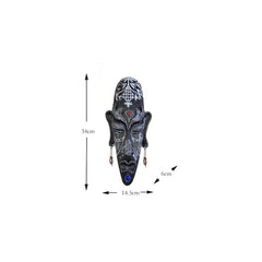 Resin Tribal Mask Home Decor