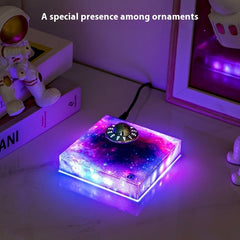 Levitating UFO Color Galaxy Lamp Magnetic Suspension UFO Star Light Creative Gift Decoration Home Decor