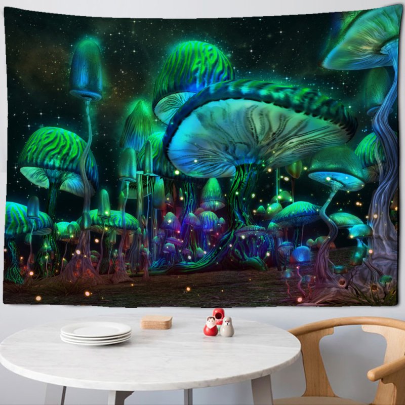 Dream Mushroom Psychedelic Rug Boho Home Decor