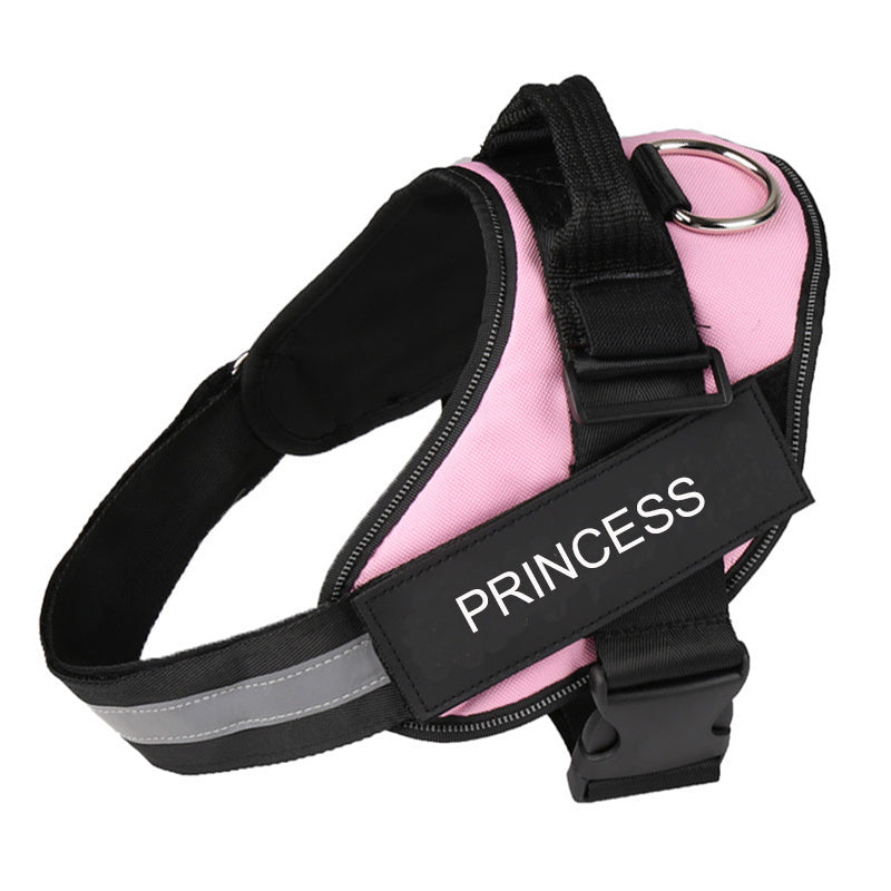 Personalized Custom Reflective Breathable Dog Harness NO PULL Adjustable Pet Harness For Small Large Dog Harness Vest With Patch